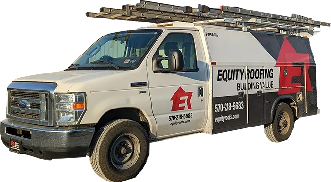 equity roofing truck