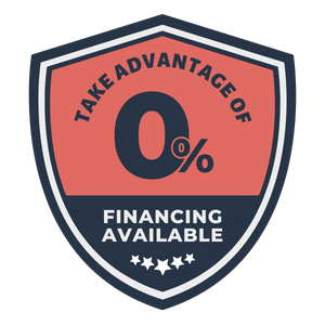 take advantage of 0% financing available